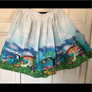 Alice in Wonderland Skirt by Unique Vintage -  2XL